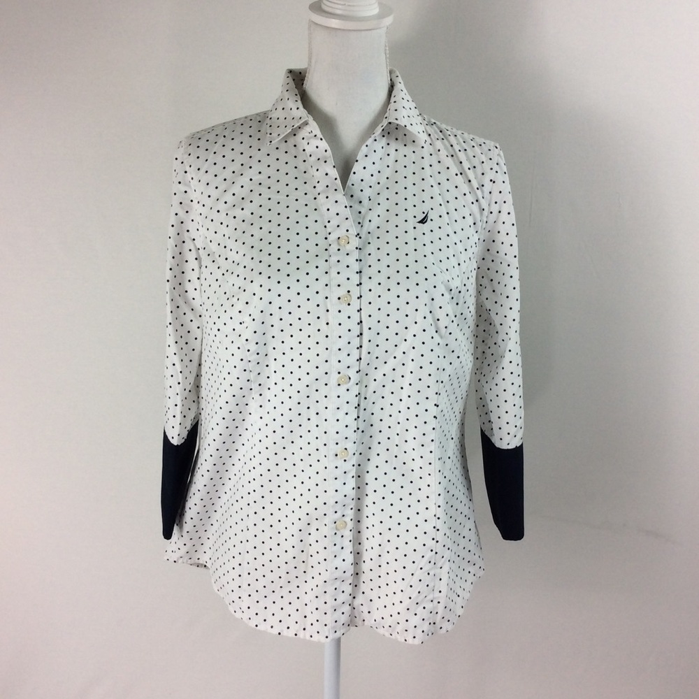 📌2/$20📌 Nautica Wrinkle Resistant 3/4 Slv Shirt